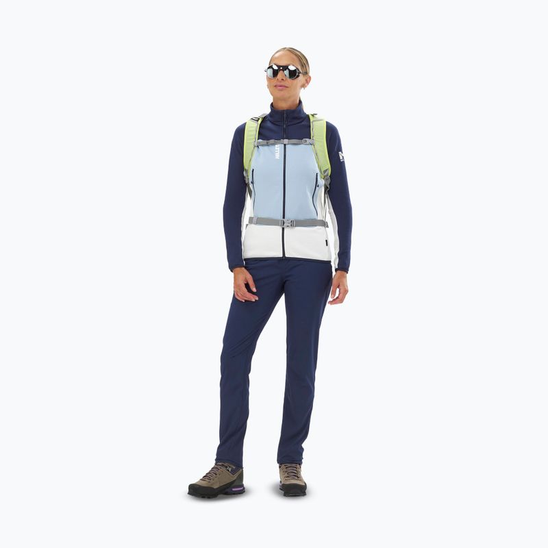 Damenpullover Millet Fusion Grid foggy dew/saphir 2