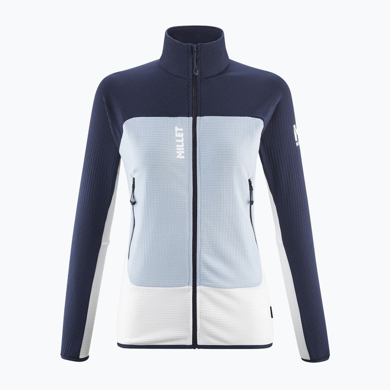Damenpullover Millet Fusion Grid foggy dew/saphir 6