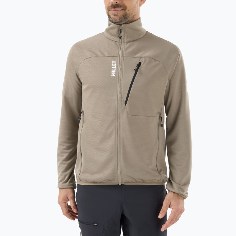 Herren-Trekkingsweatshirt Millet Lokka JKT III dorite