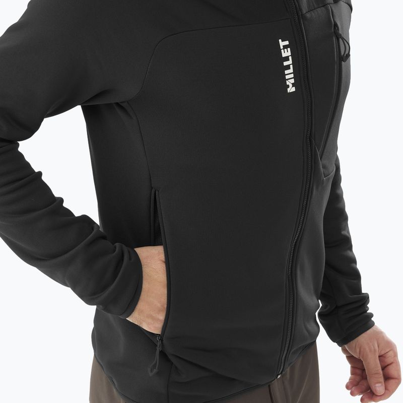 Herrenpullover Millet Seneca Fleece Hoodie black 5