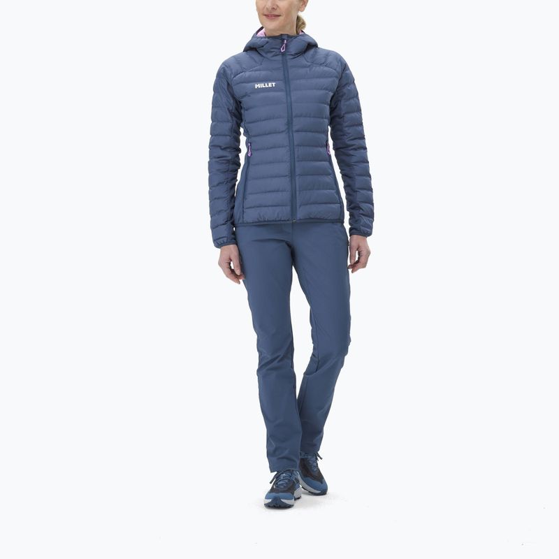 Gefütterte Jacke Damen Millet Fitz Roy Warm Hoodie dark denim 2
