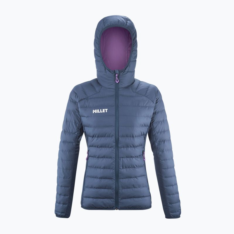 Gefütterte Jacke Damen Millet Fitz Roy Warm Hoodie dark denim 7