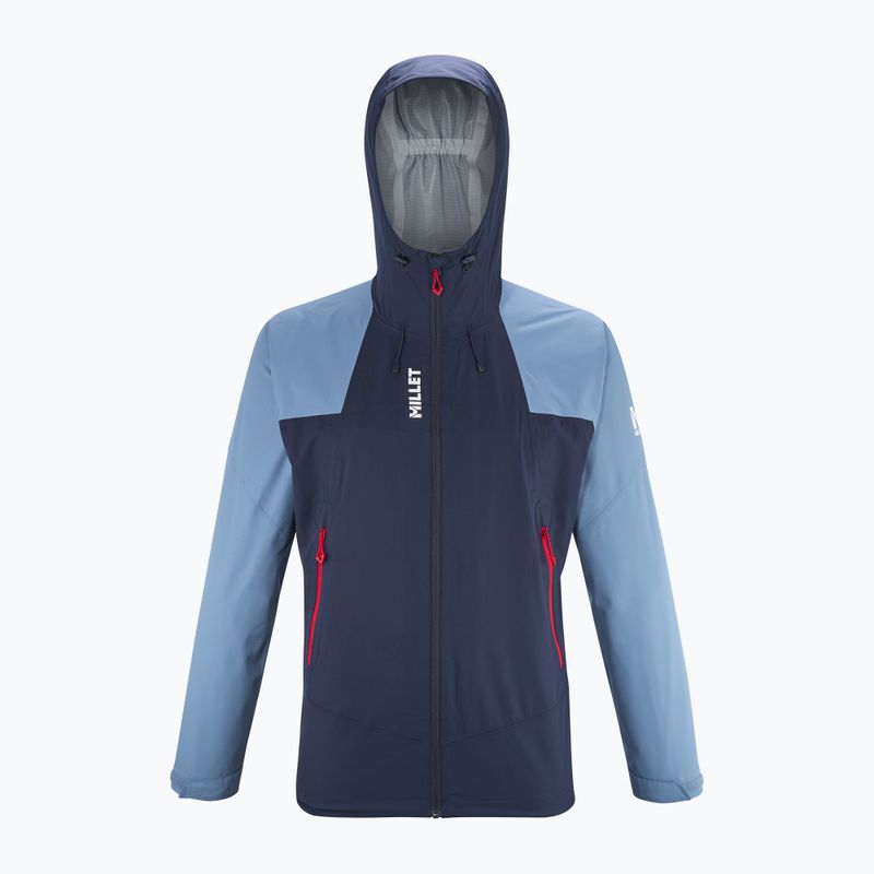 Herren Regenjacke Millet Fitz Roy saphir/koronett blau 7