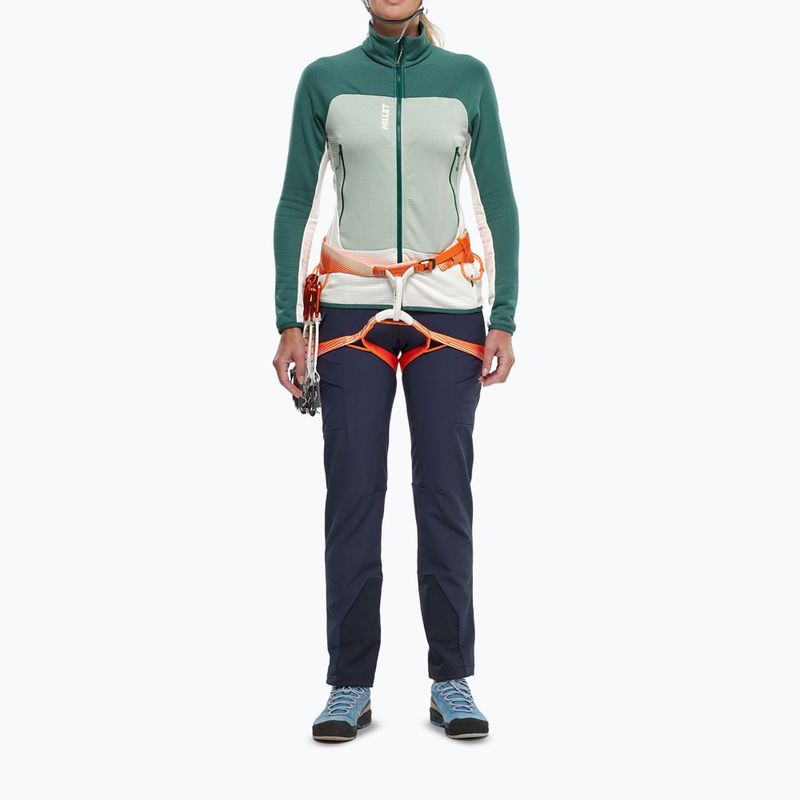 Damenpullover Millet Fusion Grid seaweed/bottle 2