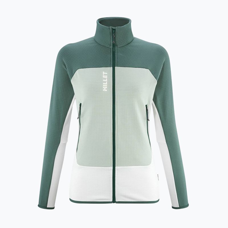 Damenpullover Millet Fusion Grid seaweed/bottle 5