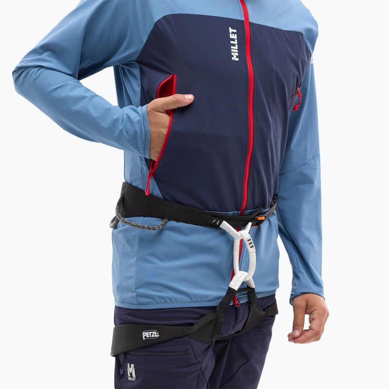 Herren Softshelljacke Millet Fusion XCS Hoodie coronet blau/saphir 5