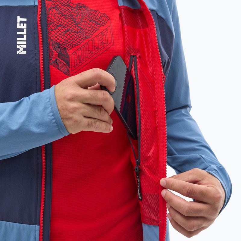 Herren Softshelljacke Millet Fusion XCS Hoodie coronet blau/saphir 6