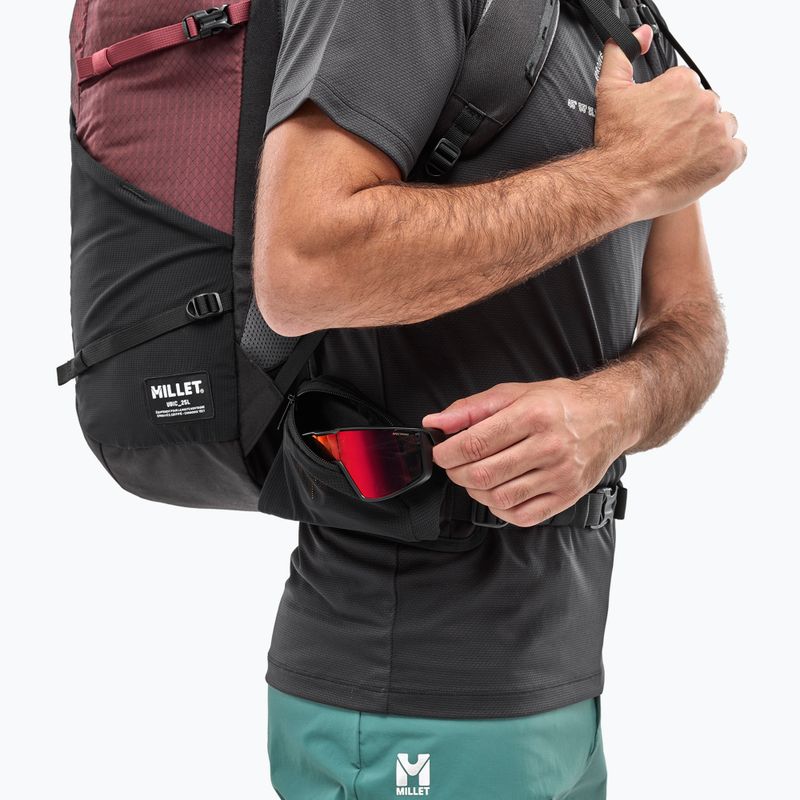 Millet Ubic 25 l schwarz/dunkelrot Trekking-Rucksack 6
