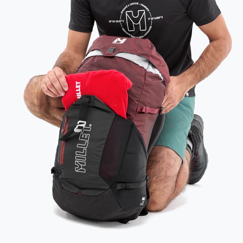 Millet Ubic 25 l schwarz/dunkelrot Trekking-Rucksack 8