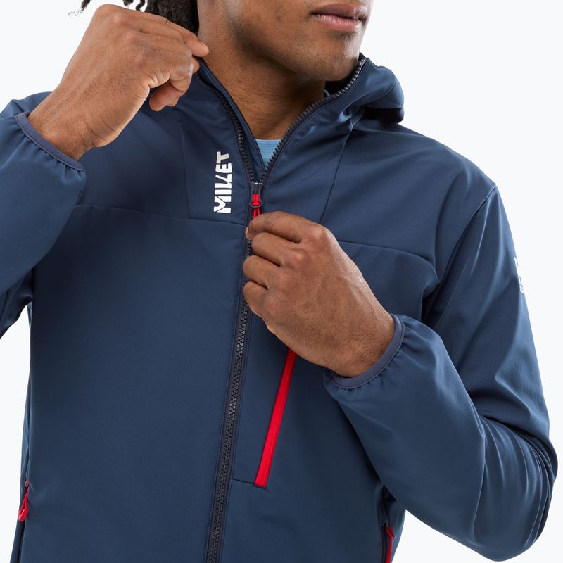 Softshell-Jacke für Herren Millet Seneca Shield Hoodie saphir 5