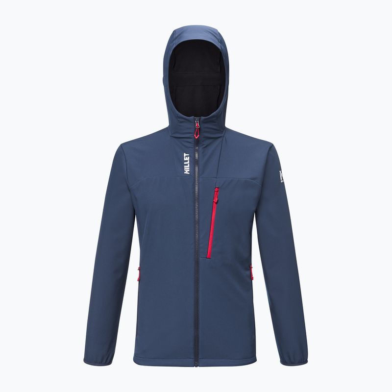 Softshell-Jacke für Herren Millet Seneca Shield Hoodie saphir 11