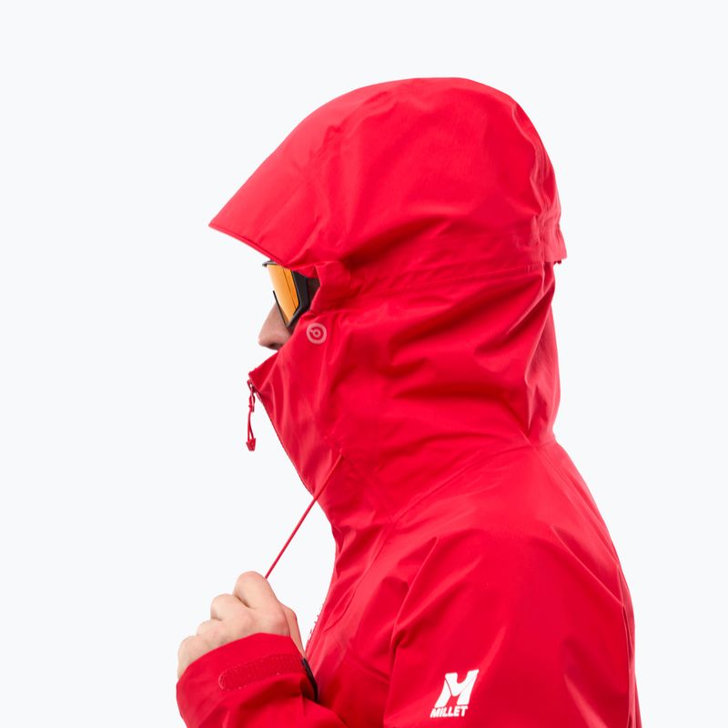 Herren-Regenjacke Millet Kamet Gore-Tex red 4