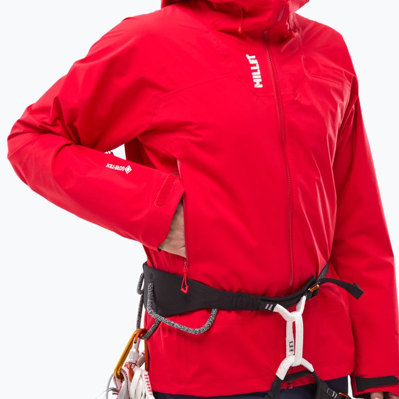 Herren-Regenjacke Millet Kamet Gore-Tex red 6