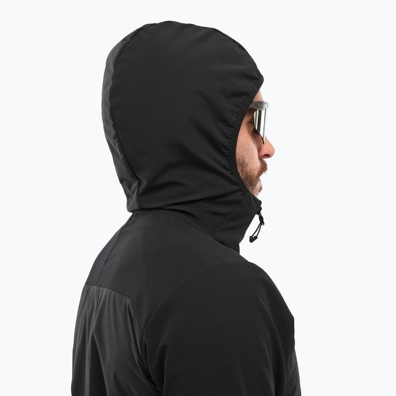 Herren-Hybridjacke Millet Seneca Hybrid Hoodie Softshell black 5