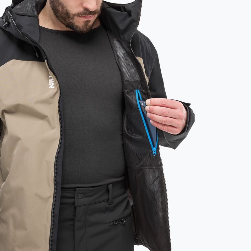 Herren-Regenjacke Millet Seneca GTX 2L dorite/black 10
