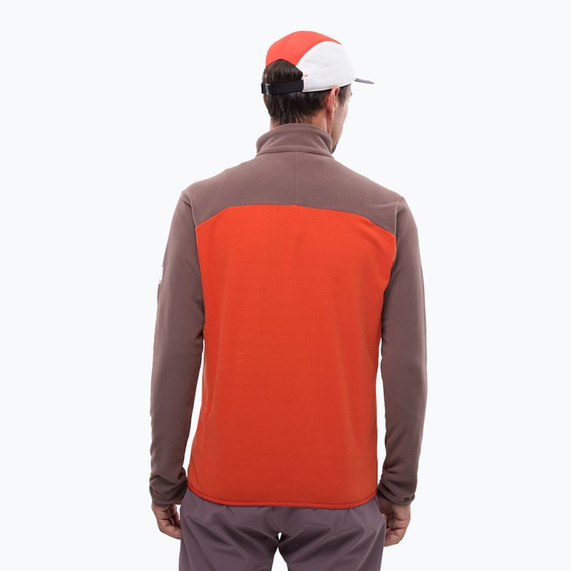 Fleecejacke für Herren Millet Ubic Lightgrid pepper/paprika 3