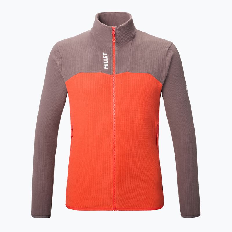 Fleecejacke für Herren Millet Ubic Lightgrid pepper/paprika 5