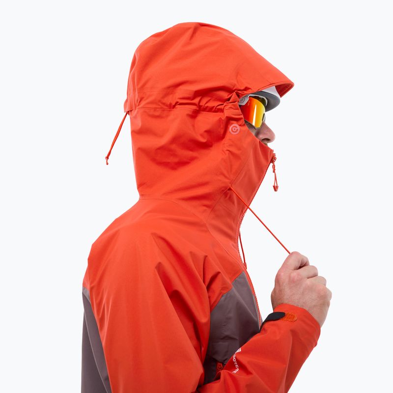 Herren-Regenjacke Millet Kamet Gore-Tex Jacket paprika/pepper 4