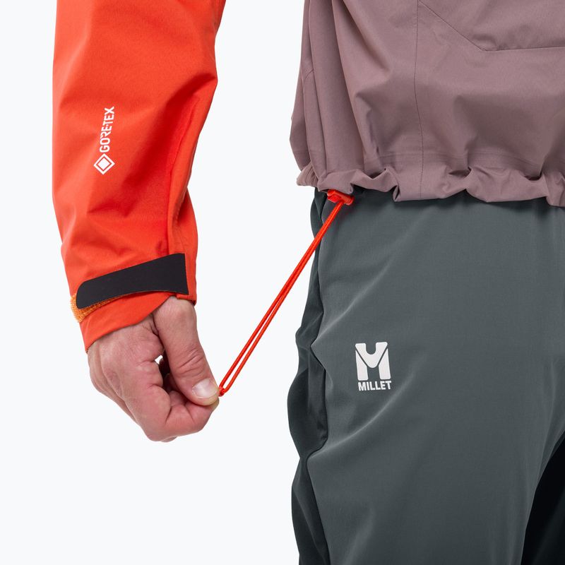 Herren-Regenjacke Millet Kamet Gore-Tex Jacket paprika/pepper 9