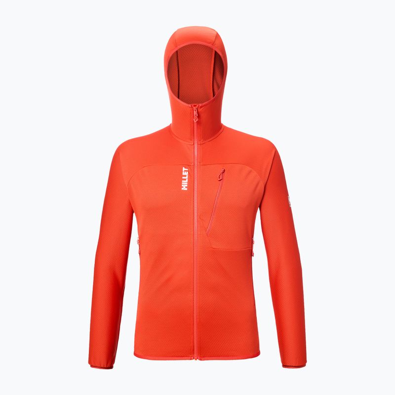 Herren-Trekkingsweatshirt Millet Lokka Hoodie III paprika