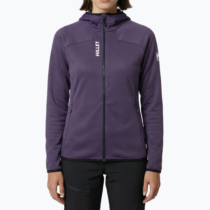 Damen-Trekkingsweatshirt Millet Lokka Hoodie III purple velvet