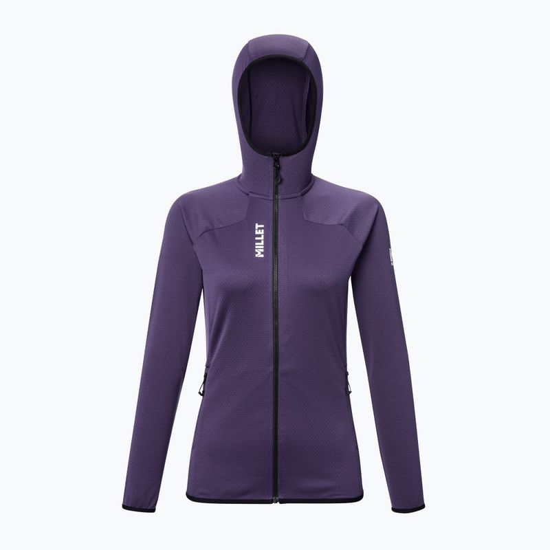 Damen-Trekkingsweatshirt Millet Lokka Hoodie III purple velvet 3
