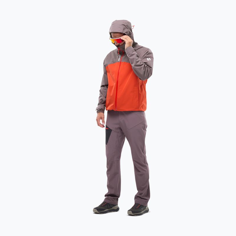 Herren-Regenjacke Millet Seneca 2.5L pepper/paprika 2