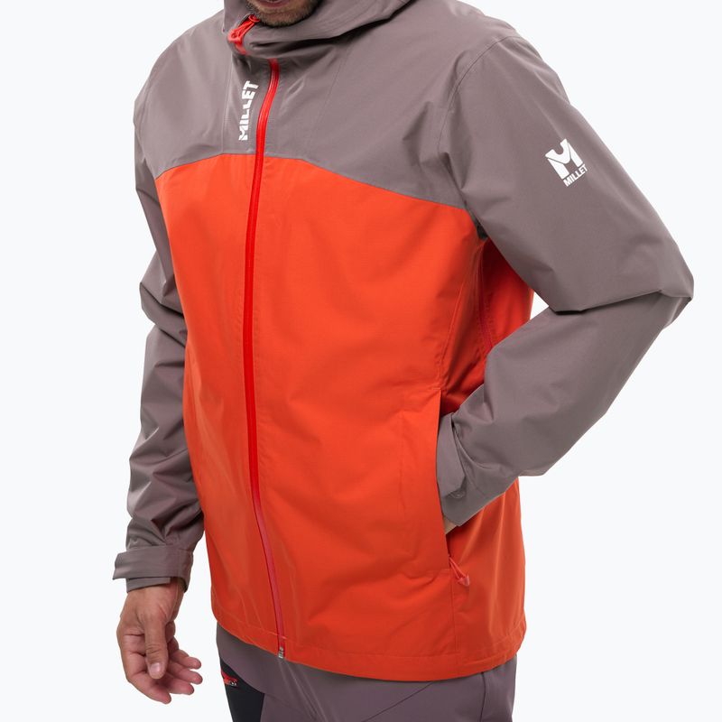 Herren-Regenjacke Millet Seneca 2.5L pepper/paprika 4