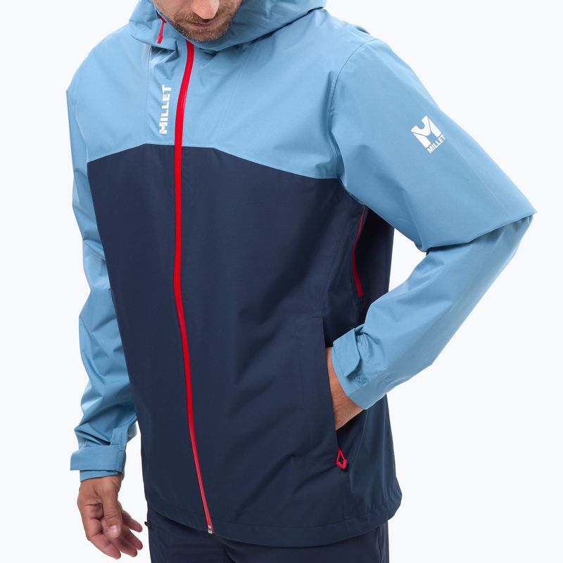 Herren-Regenjacke Millet Seneca 2.5L coronet blue/saphir 4