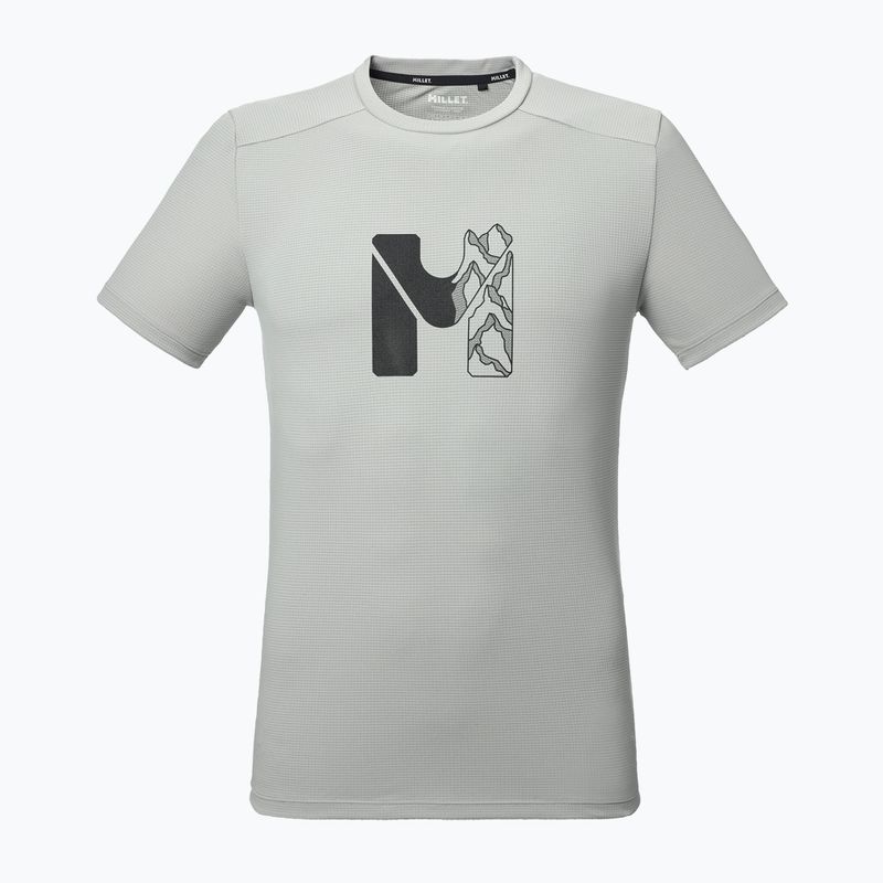 Herren-Shirt Millet Kamet Map SS granite 4
