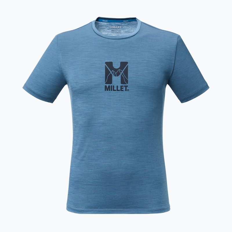 Herren-Shirt Millet Ubic Wool SS coronet blue 4