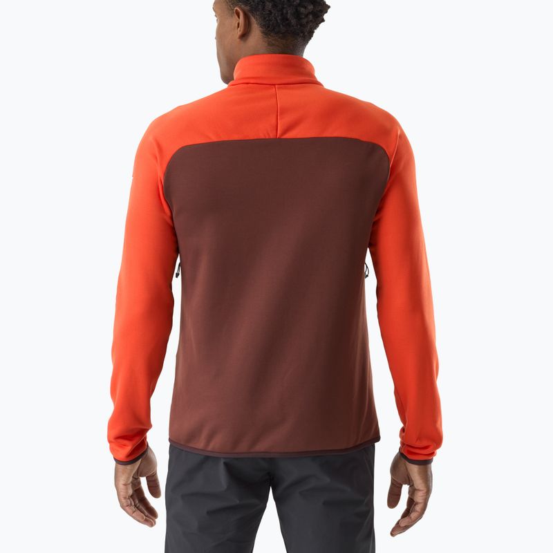 Herrenpullover Millet Seneca Fleece truffle/paprika 3