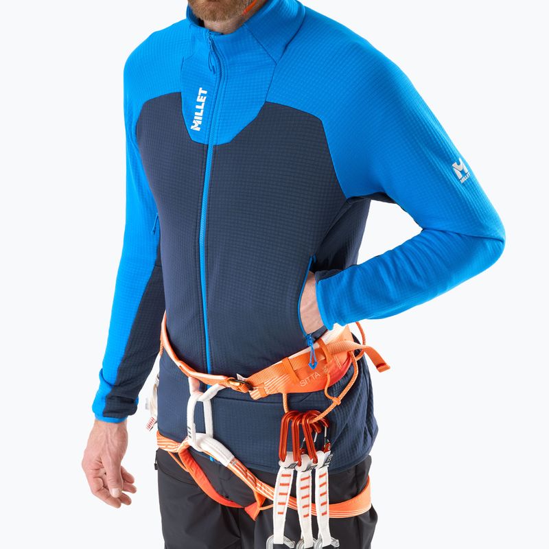 Herrenpullover Millet Kamet Grid HD icon blue/saphir 4