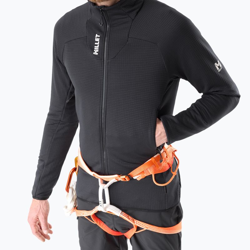 Herrenpullover Millet Kamet Grid HD black 4