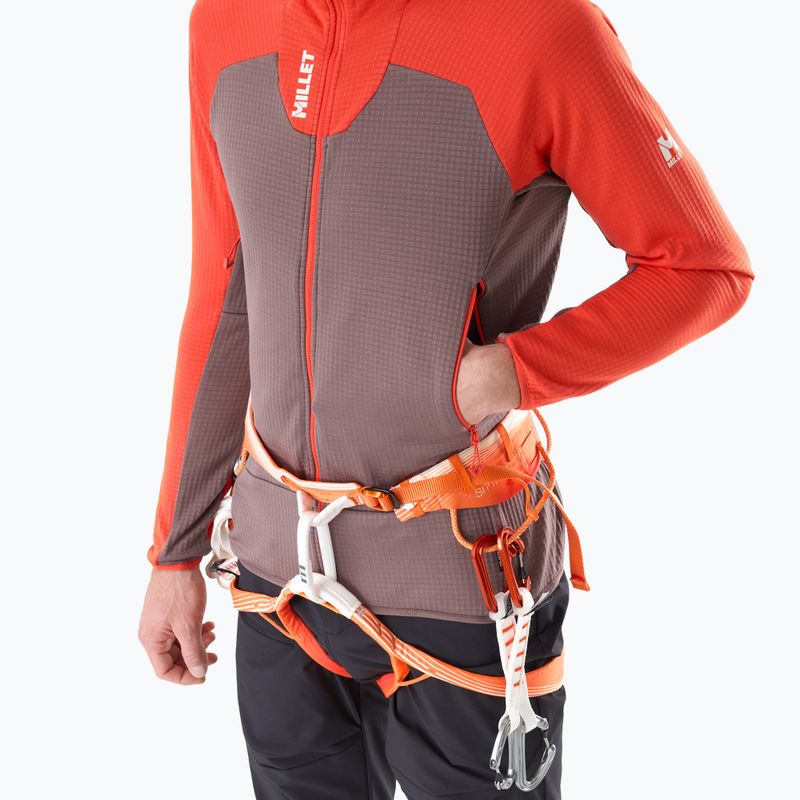 Herrenpullover Millet Kamet Grid HD paprika/pepper 4