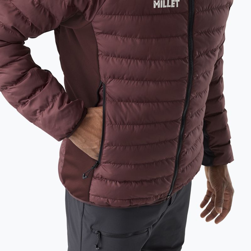 Gefütterte Herrenjacke Millet Fitz Roy Warm Hoodie Jacket truffle 5