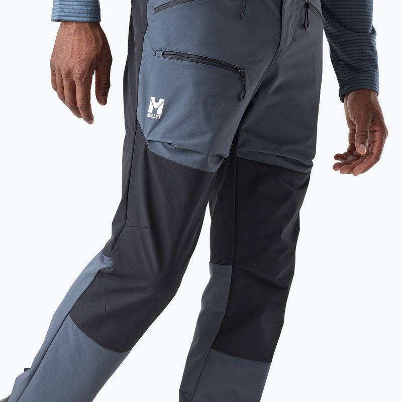 Herren-Trekkinghose Millet Seneca XCS200 shadow blue/black 4