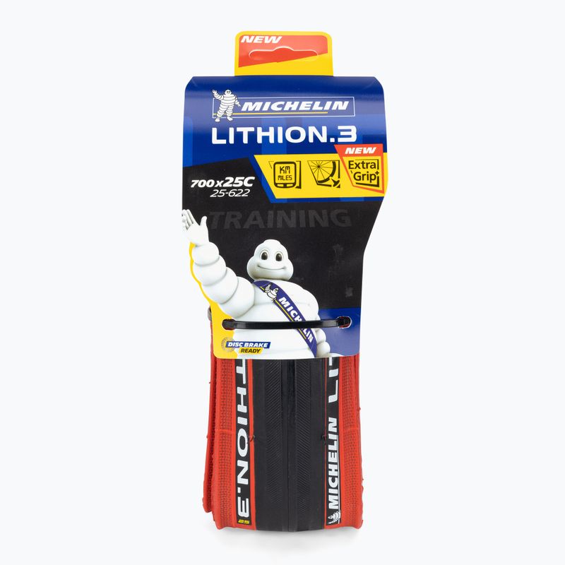 Fahrradreifen Michelin Lithion3 Ts Kevlar Performance Line rot 43231 2