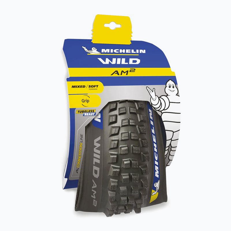 Fahrradreifen Michelin Wild AM2 TS TLR Kevlar Competition Line 873922  schwarz 8227 4