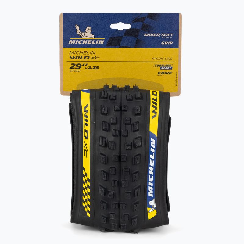 Fahrradreifen Michelin Wild Xc Ts Tlr Kevlar Racing Line schwarz 986167 2