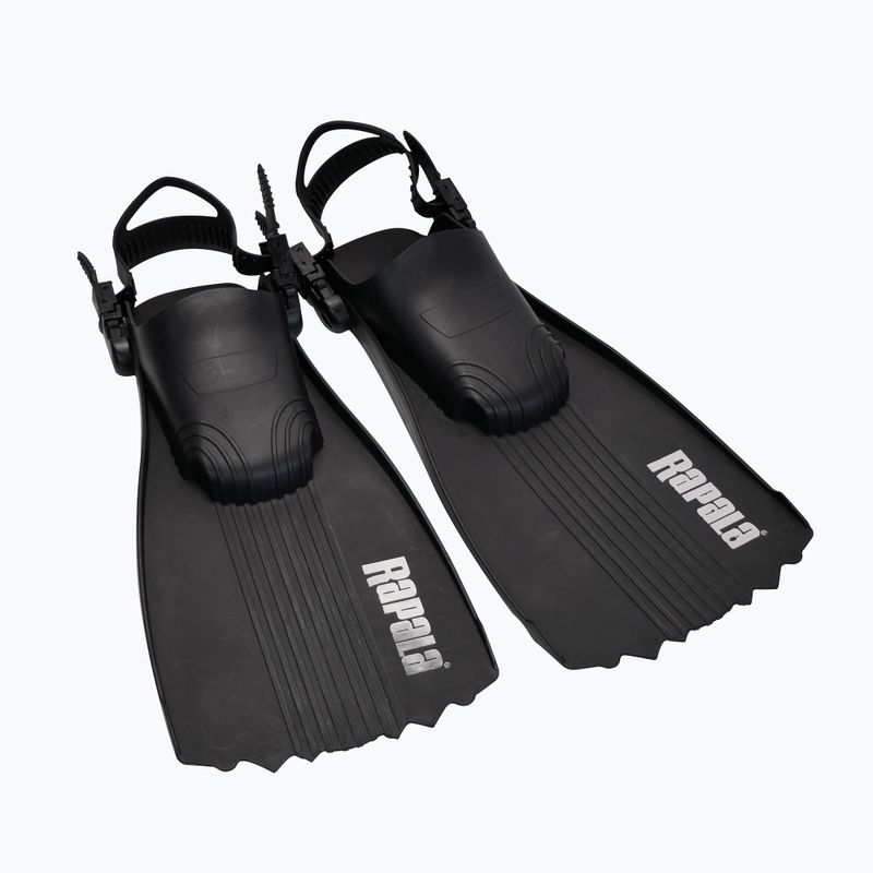Rapala Deluxe Fins Bauchbootflossen schwarz RA1500328 5