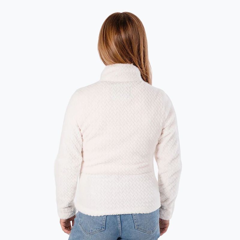 Damen-Sweatshirt Aulp Becco Coral Fleece white 2