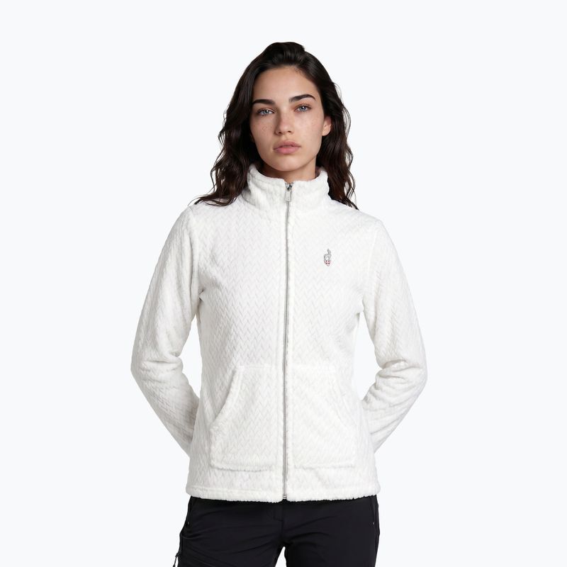 Damen-Sweatshirt Aulp Becco Coral Fleece white