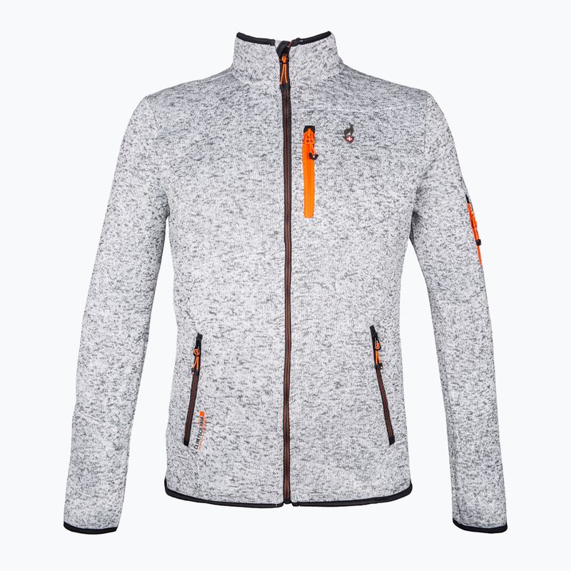 Herren-Fleecepullover Aulp Navoy Melanged Knit grey 6