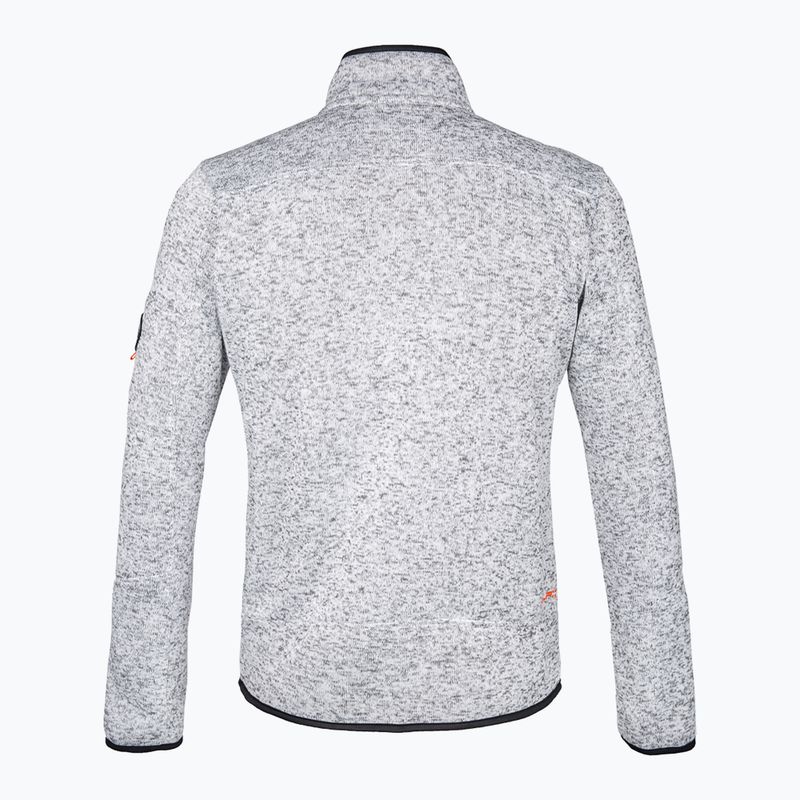 Herren-Fleecepullover Aulp Navoy Melanged Knit grey 7