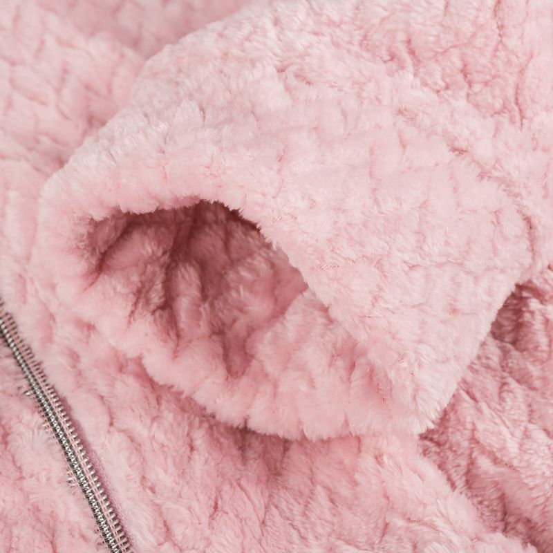 Damenpullover Aulp Becco Coral Fleece powder pink 5