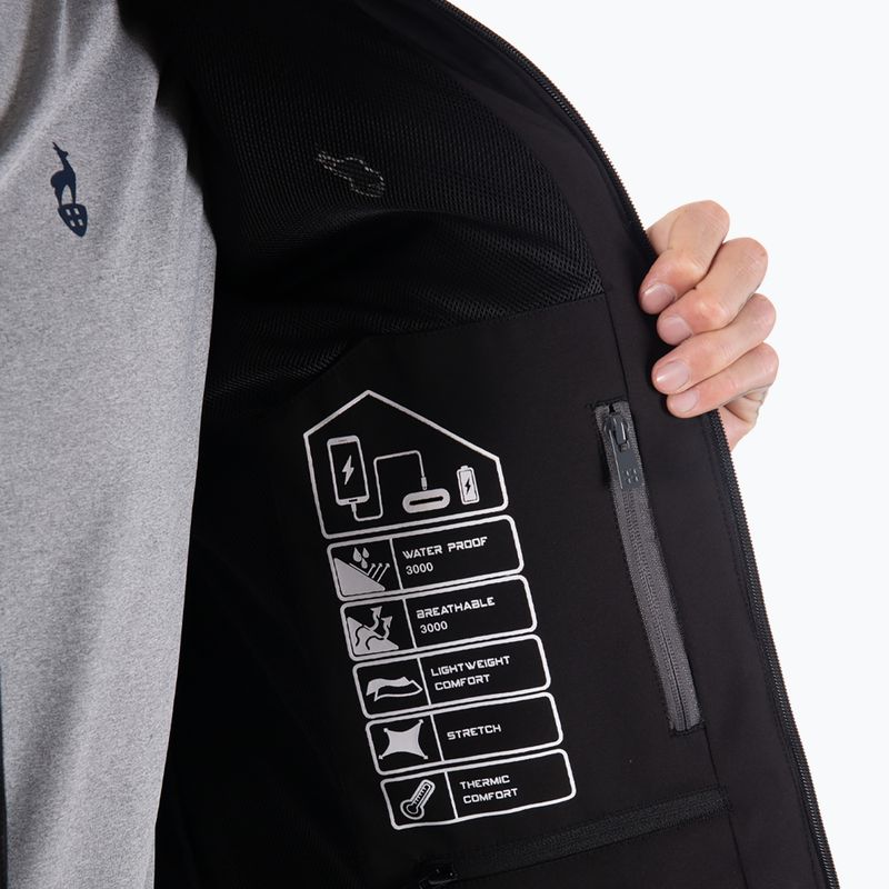 Herren-Softshelljacke Aulp Tiago anthracite melange 5