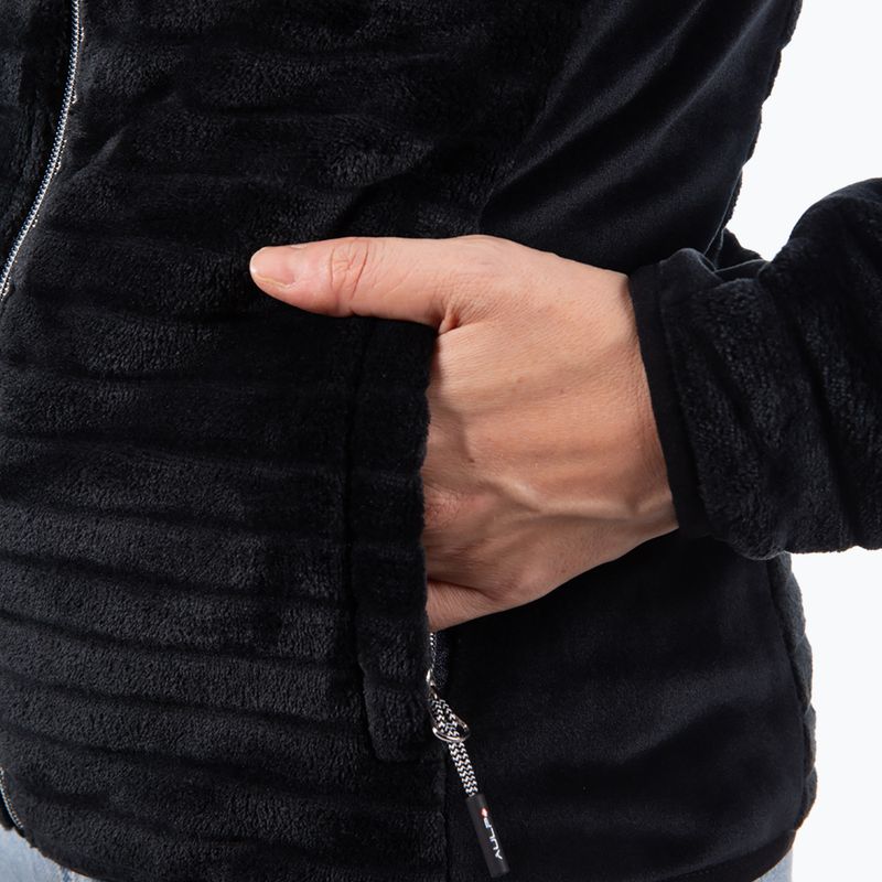 Damen-Sweatshirt Aulp Verko Coral Fleece black 4