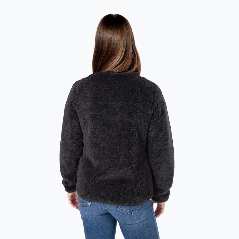 Damen-Sweatshirt Aulp Visha Coral Fleece black 2