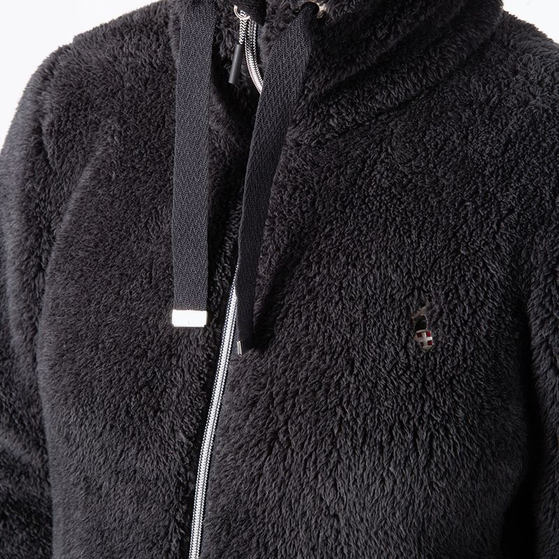 Damen-Sweatshirt Aulp Visha Coral Fleece black 3